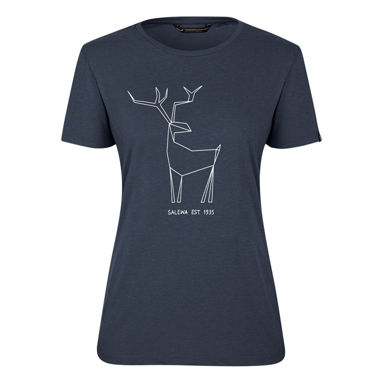 Salewa Women's Deer Dry Short Sleeve T-Shirts Blue/Navy TMI-364278